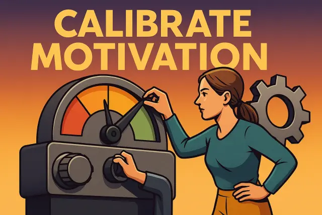 Calibrate Your Internal Motivation Triggers Without Burning Out